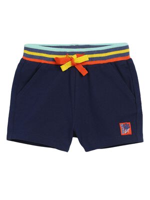 Boys Medium Blue Short Knitted Trouser
